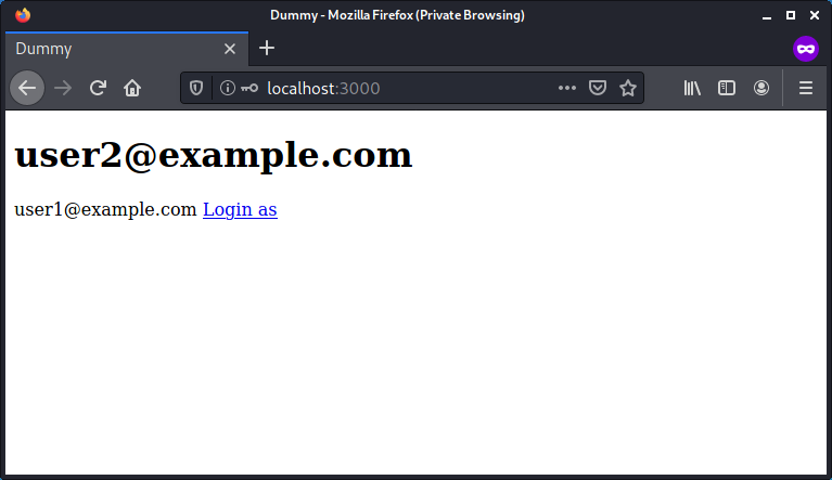 user2@example.com
--- user1@example.com [Login as]